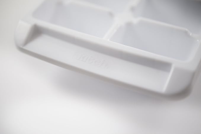 Kitch Ice Tray Easy Release White Ice Cube Trays, 16 Cube - Image 2