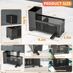 Sink Caddy & Kitchen Sink Organizer, Plastic Kitchen Countertop Organizer - Image 3