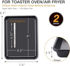 HONGBAKE 2 Pack 9.7X7.5" Toaster Oven Pans - Image 3