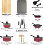 Ecolution Easy Clean Ceramic Nonstick Cookware Set, Dishwasher Safe Kitchen - Image 2