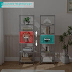 SINGAYE 6 Tier Shelf Wire Shelving Adjustable Storage Shelves Rack Standing - Image 7
