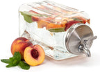 Le'raze 1.5-Gallon Glass Beverage Dispenser - Image 9