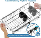 GSlife Dish Drying Rack Over the Sink - Image 5