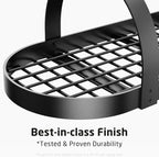 KES 48 Inch Large Hanging Pot Rack, Heavy Duty Oval Pot and Pan Hanging Rack - Image 6