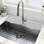 Faucet Mat for Kitchen Sink – 24” x 5.1” Extra-Long Silicone Splash Guard by Meiliweser