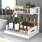 Dataroad Under Sink Organizers And Storage Pull Out Cabinet Organizer 2 Tier - Image 4