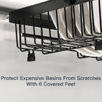 MAJALiS Expandable Stainless Steel Over The Sink Dish Drying Rack - Image 8