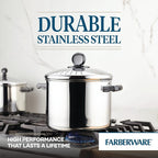 Farberware 70755 Classic Series Stainless Steel 8-Quart Covered Straining - Image 5