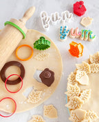 Talisman Designs Silicone Rolling Pin Bands | 8 Piece Set | Ensure Dough - Image 2