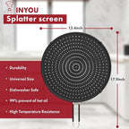 INYOU Silicone Splatter Screen for Frying Pan Suitable for 13” Pans - Image 2