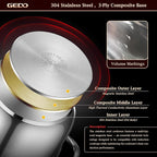 GEDO Stainless Steel Stock Pot - Image 6