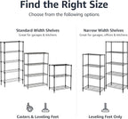 Amazon Basics 5-Shelf Multipurpose Adjustable Steel Garage Shelving Unit - Image 5