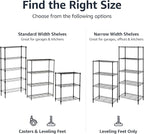 Amazon Basics 5-Shelf Heavy Duty Garage Shelving Storage Rack - Image 6