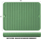 Silicone Dish Drying Mat for Multiple Usage, Easy clean, Eco-friendly, - Image 2