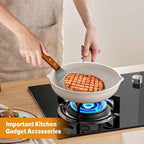 Metal Spatula Set for Kitchen Use, Wood Handle Wok Flat Top Grill Griddle - Image 2