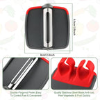 Mudder 4 Pieces Finger Grip Vegetable Fruit Peelers - Image 2