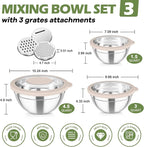 TeamFar Mixing Bowls, For Kitchen Mixing/Baking/Storing/Prepping, Visible & - Image 2