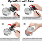 Beneno Can Opener, Manual Side Safe Cut Can Opener Smooth Edge - Image 7