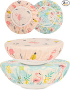 Reusable Bowl Covers for Bread Proofing（2 Large）- Cotton Beeswax Bowl Covers by Unknown