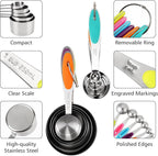 Accmor Stainless Steel Measuring Cups and Spoons Set, 11 Piece Metal Stackable - Image 4