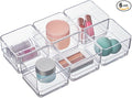 STORi SimpleSort 6-Piece Stackable Clear Drawer Organizer Set | 3" x 3" x 2" by STORi
