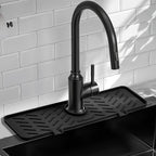 Silicone Faucet Mat for Kitchen Sink – Gen 2 Splash Guard by Meiliweser