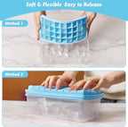 Silicone Ice Cube Tray with Leak-Proof Lid & Storage Bin - Image 4