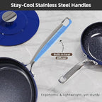 Nuwave Lux 13pc Forged Lightweight Cookware Set PFAS Free, Healthy G10 Duralon - Image 7