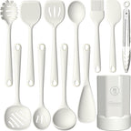 oannao Silicone Kitchen Utensils Set, 600°F Heat Resistant Silicone Cooking by oannao