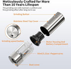 Electric Salt and Pepper Grinder Set, USB Rechargeable Pepper Mill - Image 7