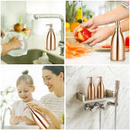 304 Stainless Steel Soap Dispenser 16oz Rust-Proof Liquid Soap Pump Bottle - Image 6