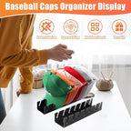 Hat Stand for Baseball Caps, 2 Pack No Install Acrylic Hat Organizer for 14 - Image 5