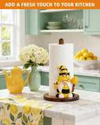 Paper Towel Holder, Honey Bee Kitchen Decor, Cute 3D Gnome Gifts - Image 2