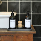 Ronasip Set of 5 Kitchen Soap Dispenser Set 16 Oz Glass Hand Dish Soap Dispenser - Image 3