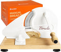 Brvclon Manual Bread Slicer Adjustable Thickness, Hand Crank Bread Slicer by Makeyourlifeeasier