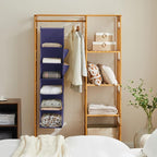 YOUDENOVA Hanging Closet Organizer, 6-Shelf Closet Hanging Storage Shelves - Image 4
