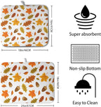 Fall Leaves Dish Drainer Mat - Image 2
