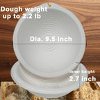 9 Inch Pulp Sourdough Banneton Bread Proofing Basket - Image 7