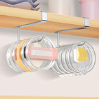 2 Pack Tumbler Lid Organizer, Under Cabinet Cup Lid Holder - Image 8