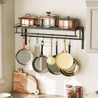 CHOEZON Hanging Pot Rack, Wall-Mounted Pot Rack, Kitchen Cookware Organizer by Choezon