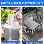 Silicone Dish Drying Mat for Kitchen Counter, Dish Drainer Mat, Non-Slip Drying - Image 4