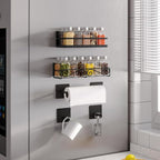 Magnetic Spice Rack for Refrigerator, 4 Pack Strong Magnetic Shelf for Spices - Image 4