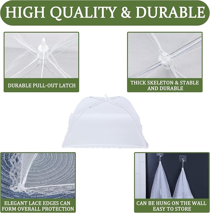 ZMCINER 5 Pack Food Tents Food Covers - Image 5