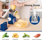 X Home Rotary Cheese Grater for Kitchen, Shredder - Image 2