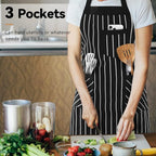 NLUS 2 Pack Cooking Aprons for Women - Image 6