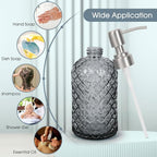Gem-Patterned Glass Soap Dispenser - Image 6