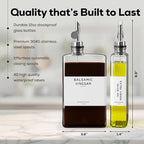 Glass Olive Oil Dispenser Bottle - Image 3