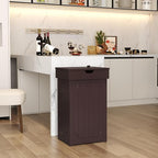 Function Home Trash Can Cabinet, 13 Gallon Kitchen Garbage Can, Wood Recycling - Image 2