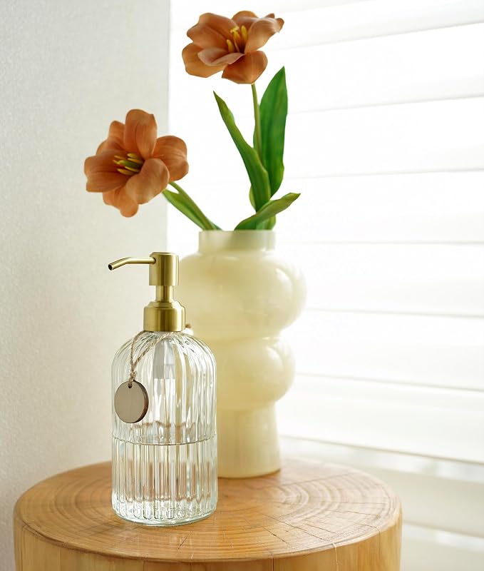 JASAI 18Oz Glass Soap Dispenser - Image 5