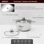 GEDO Stainless Steel Stock Pot - Image 4